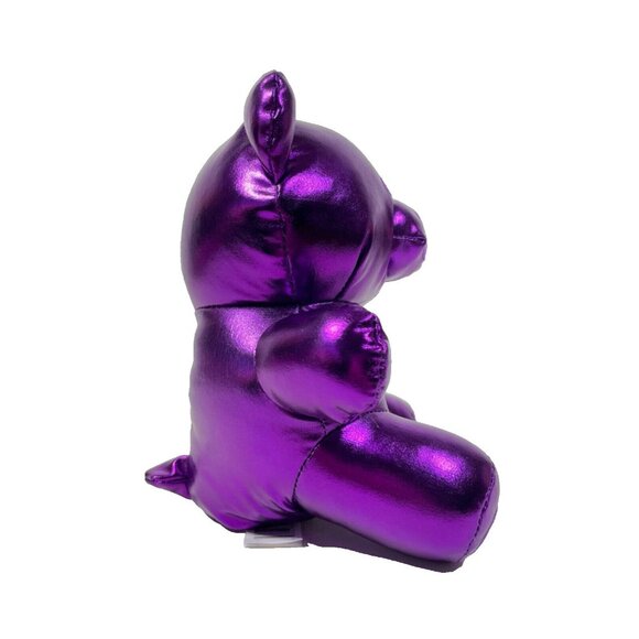 Candy Bears 8" Metallic Plush Stuffed Animal Purple - Picture 8 of 11